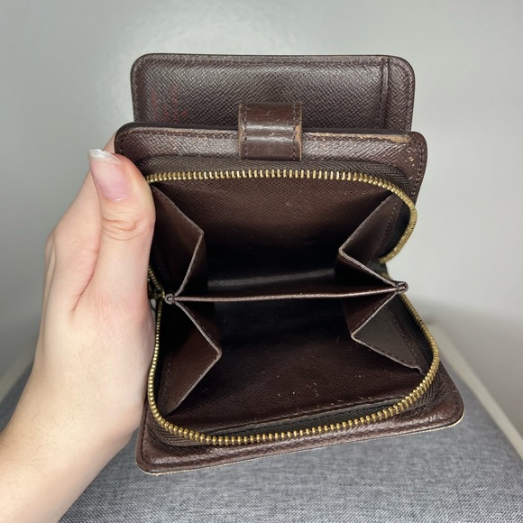 🔥Louis Vuitton Unisex Damier Ebony Bifold Zippy Wallet Pristine Condition. - Picture 9 of 14